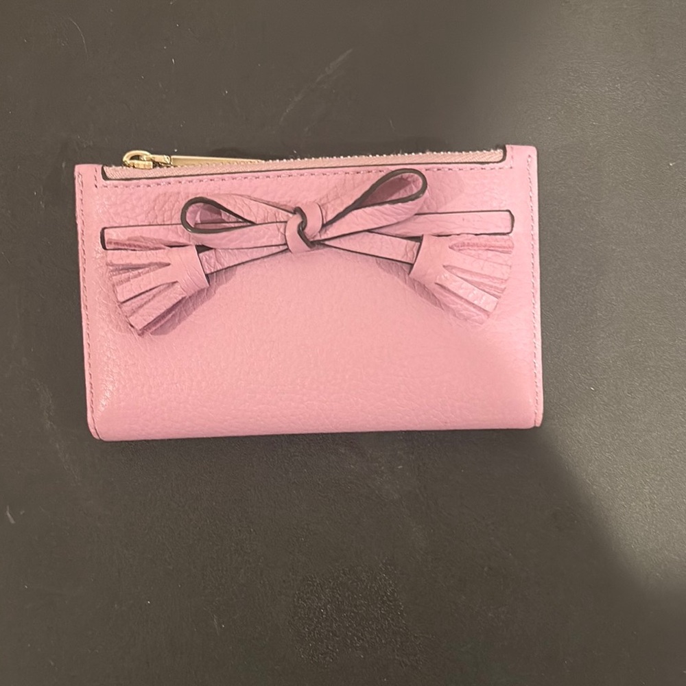 Kate Spade Pink Bow Accent Wallet